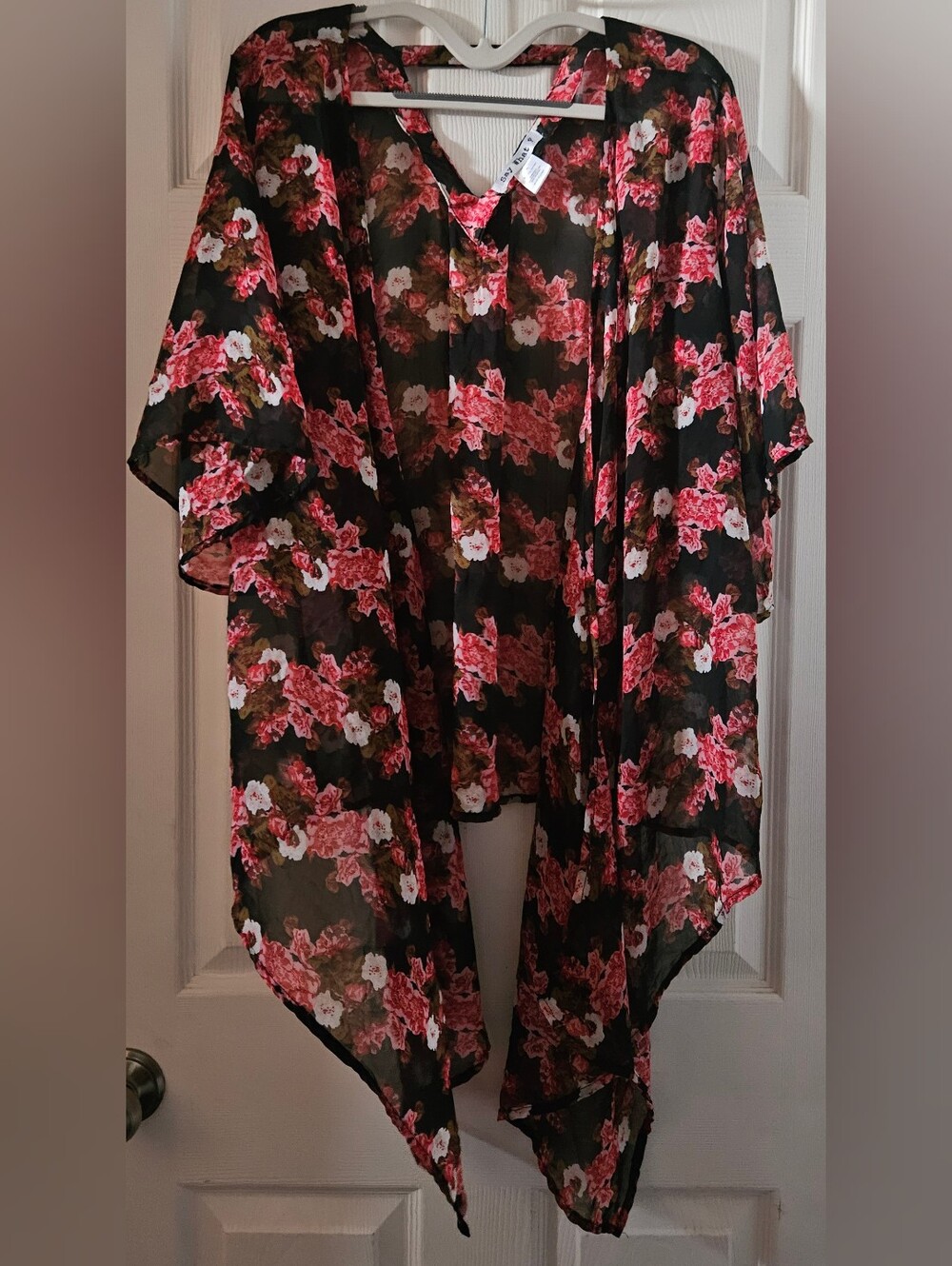 Say What? Semi-Sheer Kimono Cardigan